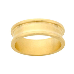 14K Core ring setting - solid gold
